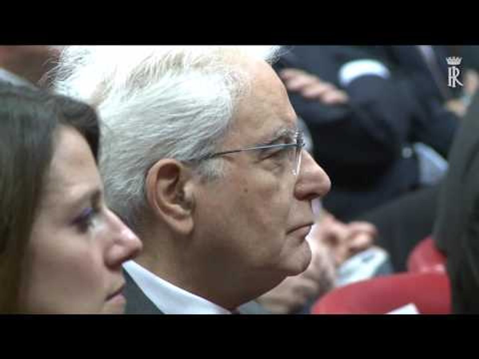 Roma - Mattarella alla Facoltà di Giurisprudenza (13.01.17)