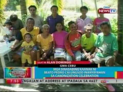 BP: Mga sinasabing kaanak ni Beato Pedro Calungsod inanyayahan sa Canonization celebration