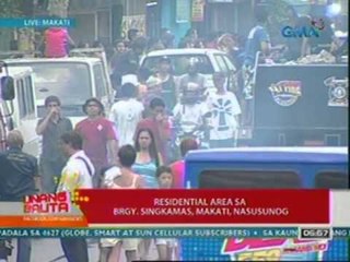 UB: Update sa nasusunog na residential area sa brgy. Singkamas, Makati