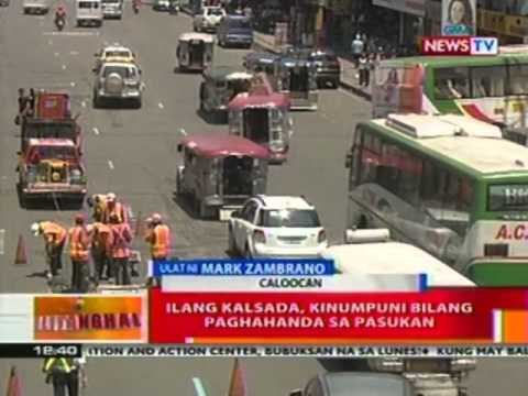 BT: Ilang kalsada, kinumpuni bilang paghahanda sa pasukan