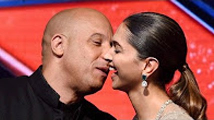 Vin Diesel Kiss Deepika Padukone On Stage