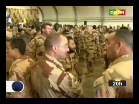 ORTM / Visite du chef de l’Etat français Francois Hollande a Gao au Mali