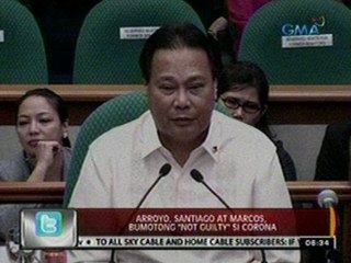 24 Oras: Corona, hinatulang guilty ng impeachment court sa botong 20-3