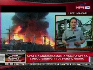 QRT: 4 na magkakamag-anak, patay sa sunog sa   Makati