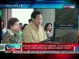 NTL: Dating CJ Corona, 'di na iaapela sa SC ang hatol ng Impeachment court