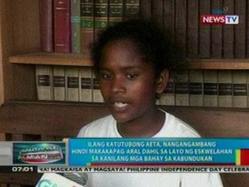 BP: Ilang Aeta sa Tarlac, nangangambang   hindi makakapag-aral dahil sa layo ng eskwelahan