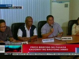 NTL: Press briefing nh PAGASA kaugnay ng   bagyong Ambo