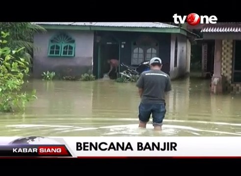 Hujan Lebat, Ratusan Rumah Terendam Banjir