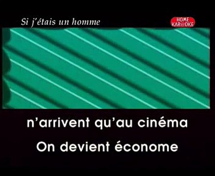 Diane Tell - Si j'étais un homme KARAOKE / INSTRUMENTAL