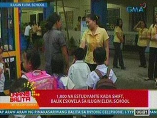 UB: 1,800 na estudyante kada shift, balik-eskwela sa Ilugin Elementary School sa Pasig