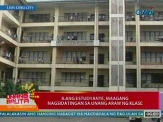 UB: Ilang estudyante ng Cebu City Central Elementary School, maagang nagsidatingan