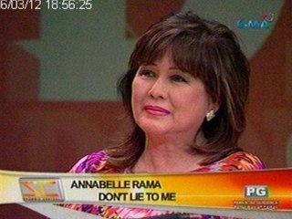 SC: Annabelle Rama sa 'Don't Lie to   Me'