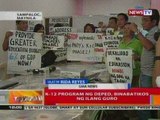 BT: K-12 program ng DepEd, binbatikos ng   ilang guro