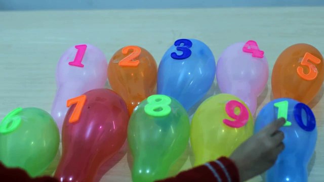 Learn Numbers And Colors - Popping Balloons Video For Babies, Toddlers & Kids