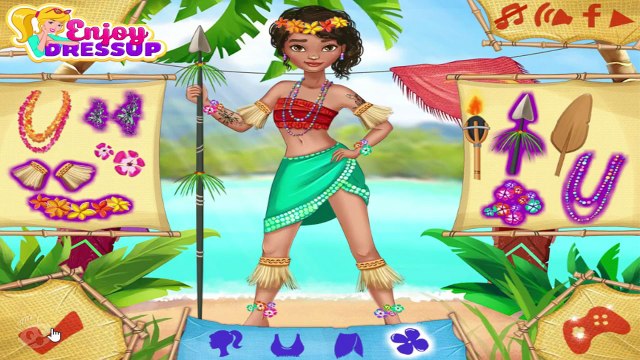 Disney Princess Moana - Moana Princess Adventure - Princesses Dress Up Game for Girls