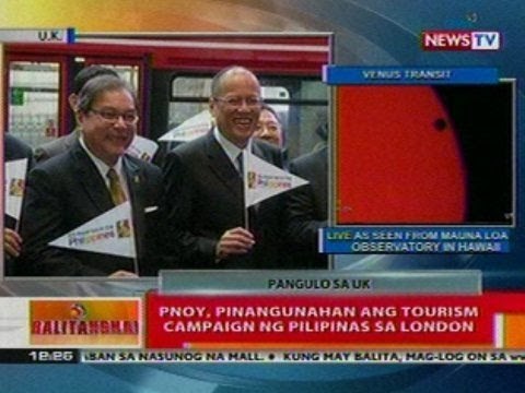 BT: PNoy, pinangunahan ang tourism campaign ng Pilipinas sa London