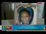BP: 6-anyos na bata sa NCotabato, patay   dahil sa dengue