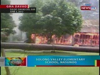 BP: Solong Valley Elm. School sa Davao,   nasunog