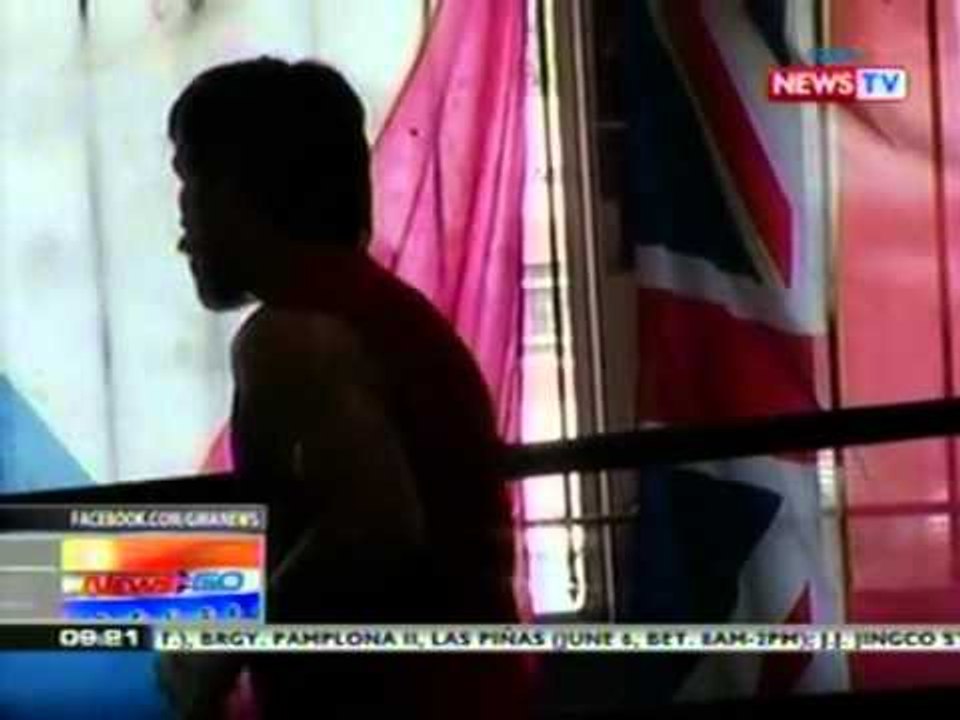 NTG: Rep. Manny Pacquiao, sabik na sa laban nila ni Timothy Bradley, Jr.