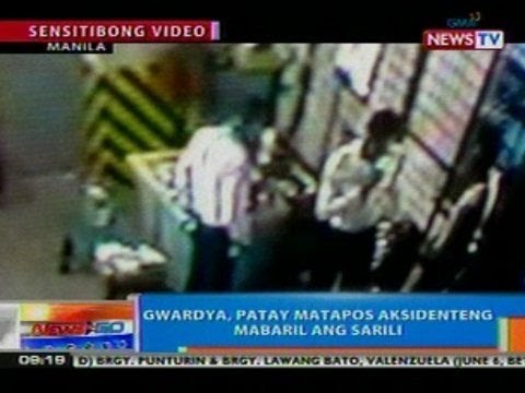 NTG: Gwardya sa Maynila, patay matapos aksidenteng mabaril ang sarili