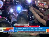 NTG: 'Grand Arrival' nina Pacquiao at Bradley, inabangan ng mga fans