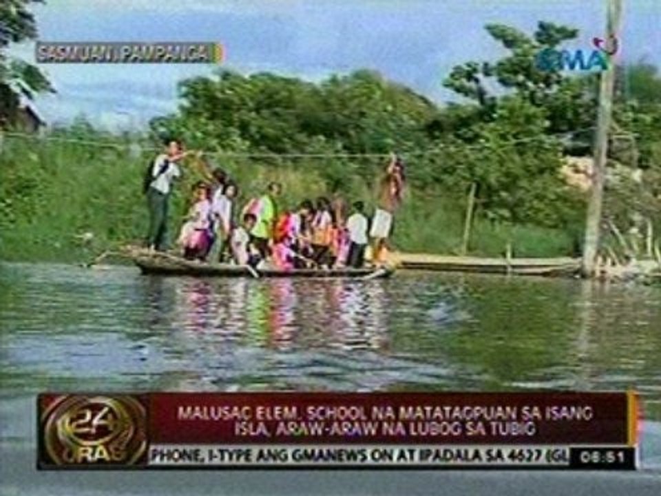 24 Oras: Malusac ES na matatagpuan sa isang isla, araw-araw na lubog sa tubig