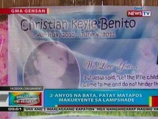 BP: 2-anyos na bata sa GenSan, patay nang   makuryente sa lampshade