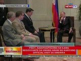 BT: PNoy, nakipagpulong sa ilang negosyante   sa unang araw ng kanyang official visit sa Amerika