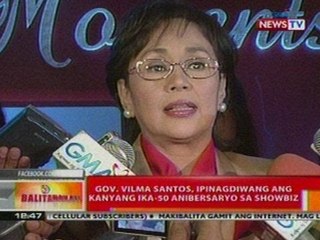 BT: Gov. Vilma Santos, ipinagdiwang ang   ika-50 anibersaryo sa showbiz