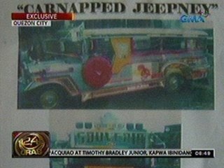 24 Oras: PNP: 40 pampasaherong jeep, natangay mula sa mga driver sa loob ng 1 buwan
