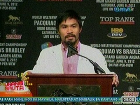 UB: Pacquiao, inihalintulad sa langit ang kanyang training