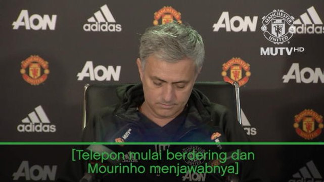 VIRAL: Premier League: Mourinho 'Jail' Mengangkat Telepon Salah Satu Jurnalis