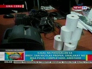 BP: Iligal na pasugalan sa Cebu, sinalakay   ng mga pulis