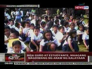 Скачать видео: QRT: Mga guro at estudyante sa NCotabato,   maagang nagdiwang ng Araw ng Kalayaan