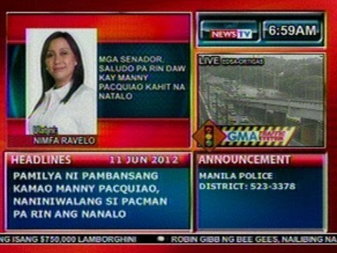 DB: Mga senador, saludo pa rin daw kay Manny Pacquiao kahit na natalo