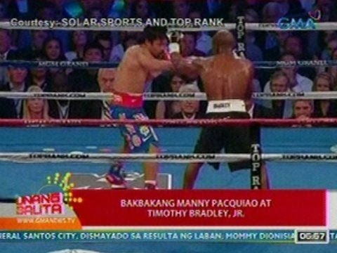 UB: Bakbakang Manny Pacquiao at Timothy Bradley, Jr.