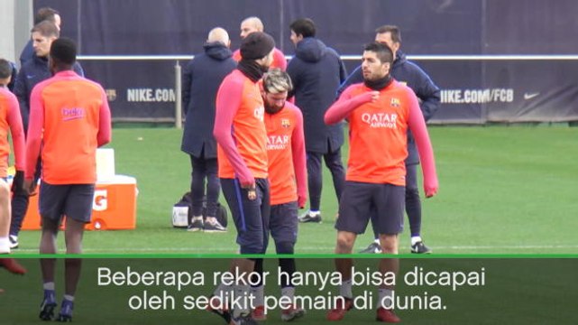 SOSIAL: Sepakbola: Enrique Puja Rekor Suarez