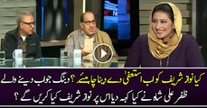 Kia Nawaz Sharif Ko Resign Kardena Chahye.. Watch Zafar Ali Shah s Reply...