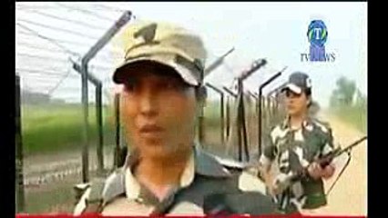 Indian Lady Officer  On LOC Tlaking AboutPakistan Army - India army