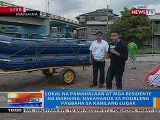 NTG: LGU at mga taga-Marikina, nakahanda sa posibleng pagbaha sa kanilang lugar