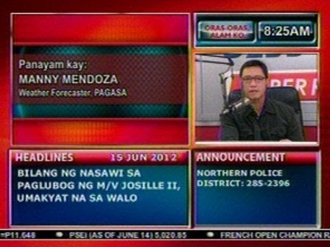 DB: Panayam kay PAGASA weather forecaster Manny Mendoza kaugnay sa bagyong Butchoy