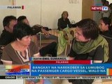 NTG: Bangkay ng narekober sa lumubog na passenger cargo vessel sa Palawan, 8 na