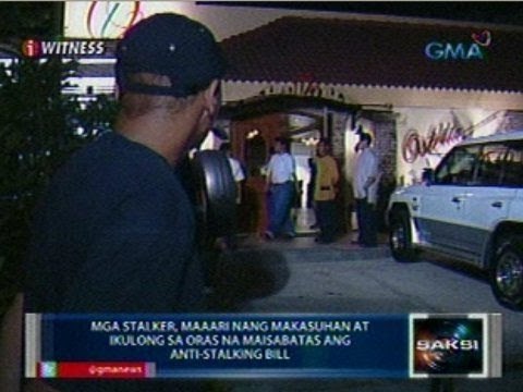 Saksi: Stalkers, maari nang makasuhan at makulong sa oras na maisabatas ang Anti-stalking Bill