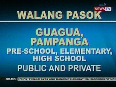 NTG: Alamin ang mga eskwelahang suspendido ang klase ngayong araw