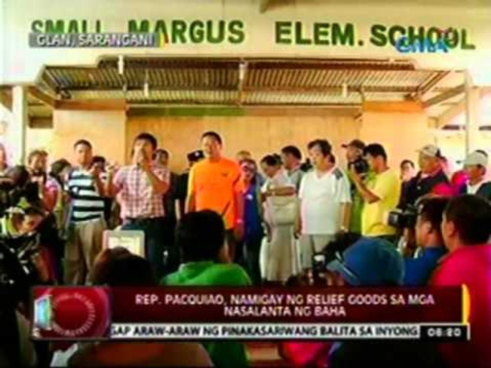 24oras: Rep. Pacquiao, mainit na sinalubong pagdating sa General Santos city