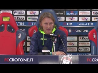 Verso #CrotoneBologna, mister Nicola in conferenza