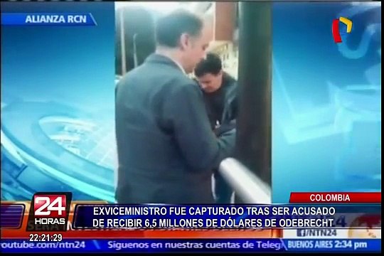 Colombia: detienen a exviceministro de Uribe por caso Odebrecht