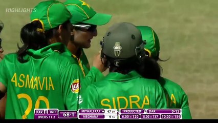India vs Pakistan Women's Final Match 2016 Full Highlights HD -