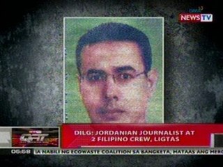 QRT: DILG: Jordanian journalist at 2 Filipino crew, ligtas