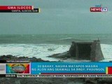 BP:  50 bahay sa Ilocos Sur, nasira nang masira ng alon ang seawall sa Brgy. Pasungol